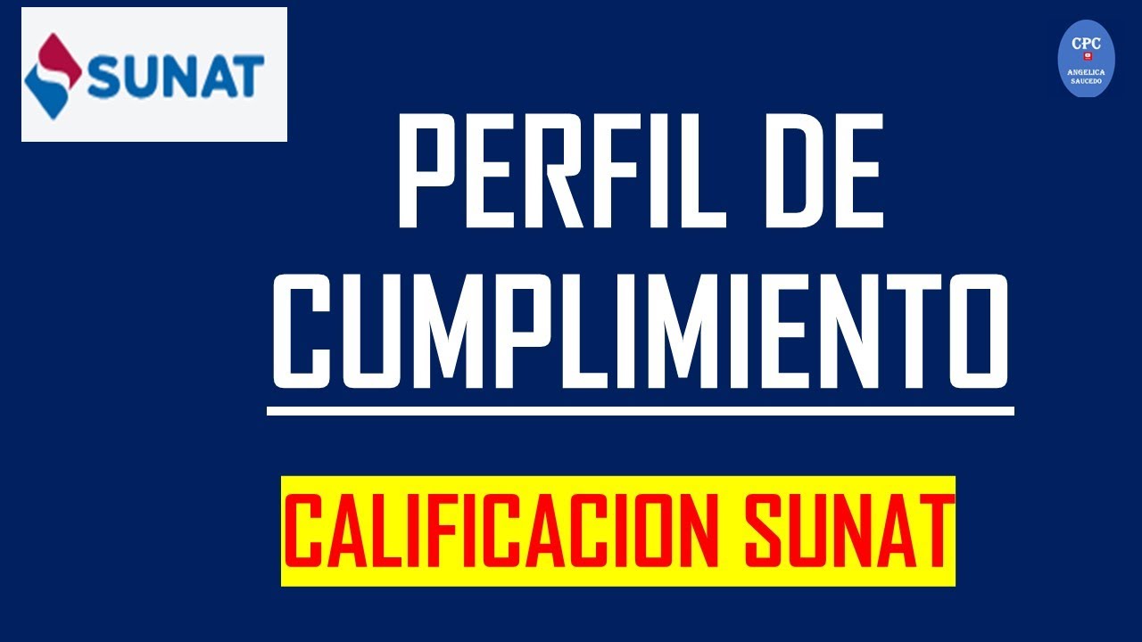 PERFIL DE CUMPLIMIENTO-SUNAT