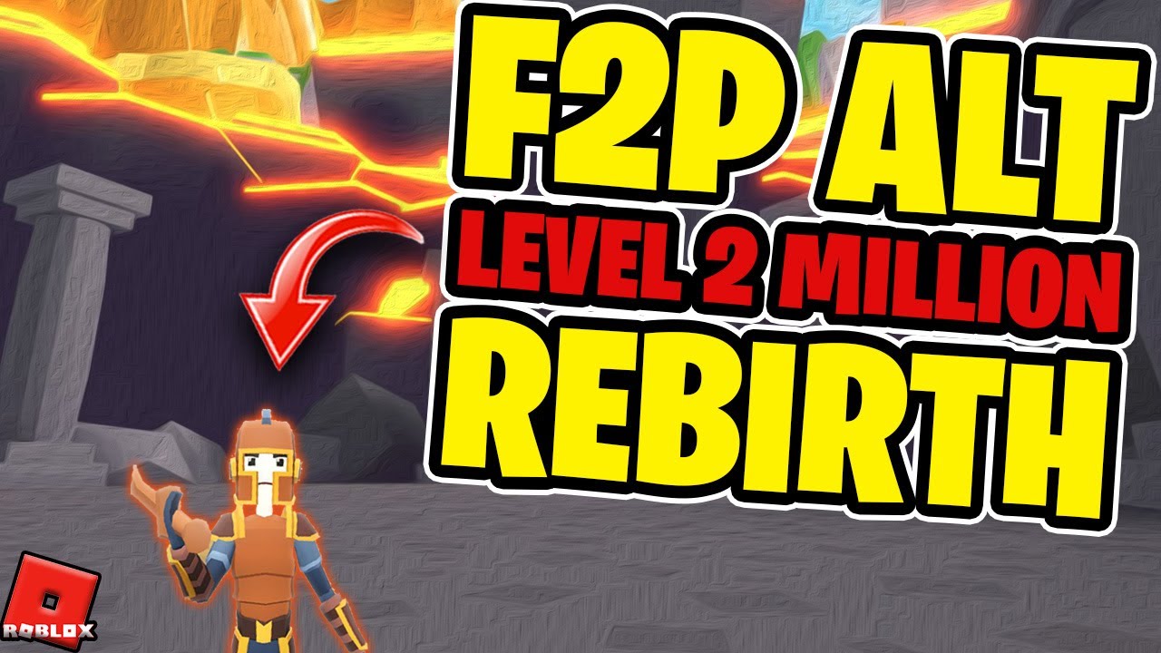 F2P Alt | Level 2 MILLION Rebirth! | Feat of Strength | Giant Simulator