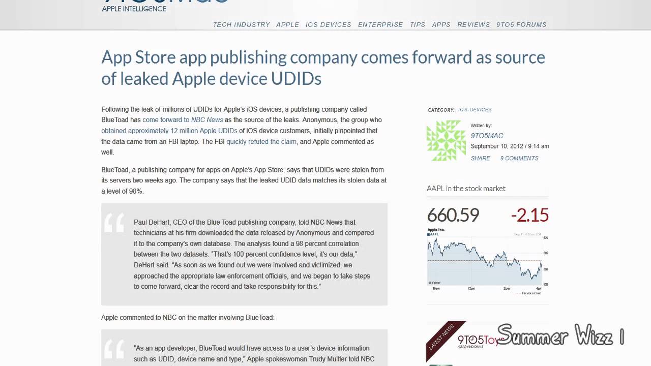 App Store app publishing company comes forward as source of leaked Apple device UDIDs
