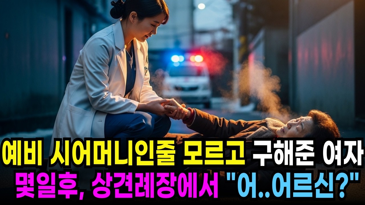 예비 시어머니인줄 모르고 구해준 여자, 몇일후 상견례장에서 다시 만나게 되는데 ㅣ오디오북ㅣ인생사연ㅣ