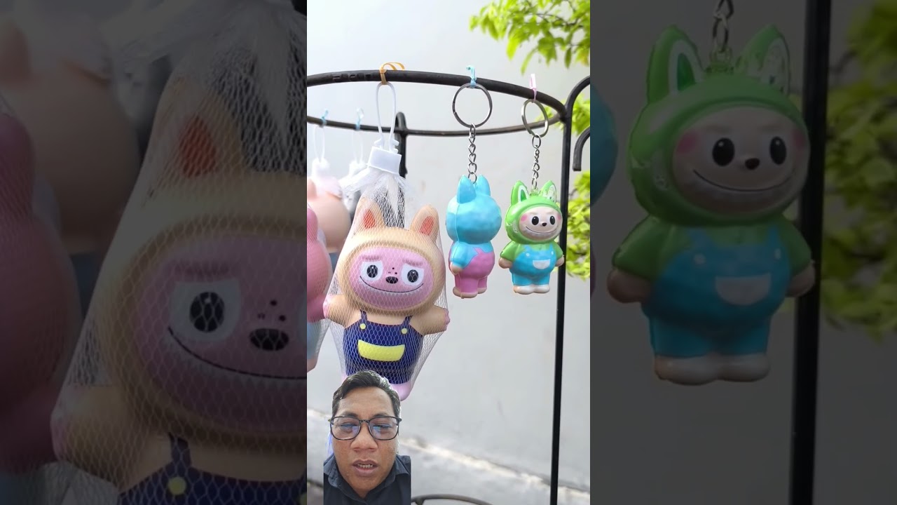 Gantungan labubu‼️ #toys #olahanlabu #cute #labuha #diy #labuan #labobo #funny #mainananak