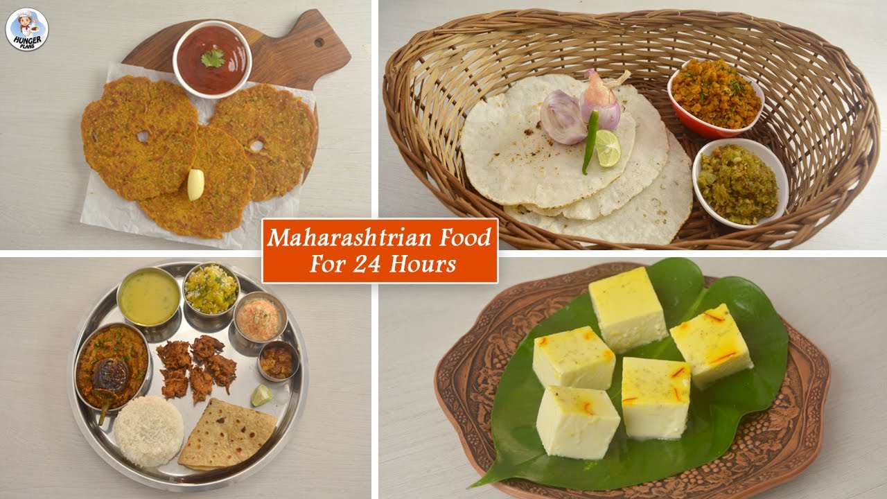 Cooking & Eating Only Maharashtrian Food for 24 Hours | Maharashtrian Food Challenge | Hunger Plans