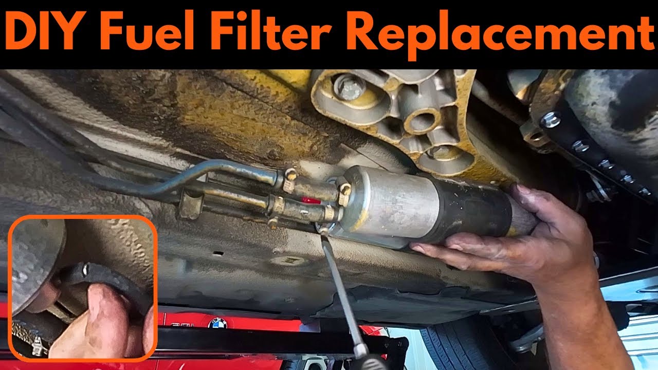 Замена топливного фильтра и вакуумного шланга своими руками для BMW E46 330Ci