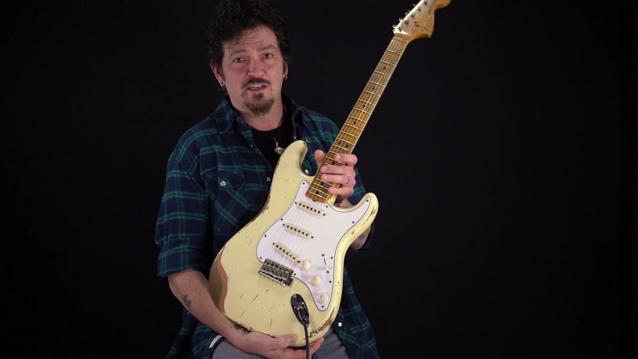 Fender Custom Shop 1969 Stratocaster Heavy Relic - Aged Vintage White | Mike Zito