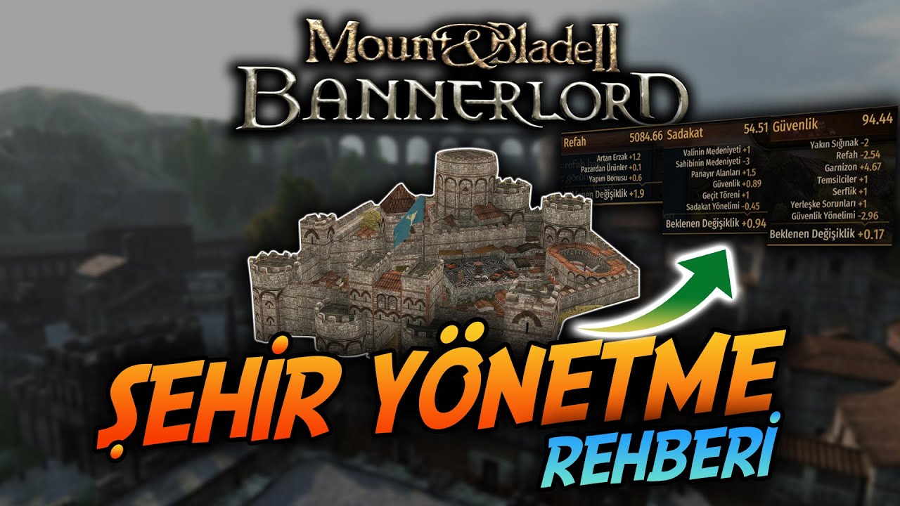 Bannerlord Şehir Yönetme Rehberi | Sadakat Arttırma | Beceriler & Politikalar