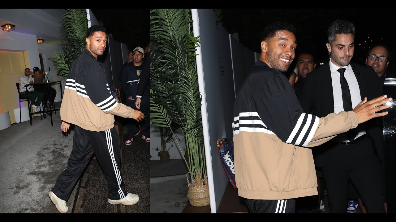 British Actor Reg&eacute;-Jean Page Attends Vas J Morgan's Halloween Tracksuit-Theme Party in LA!