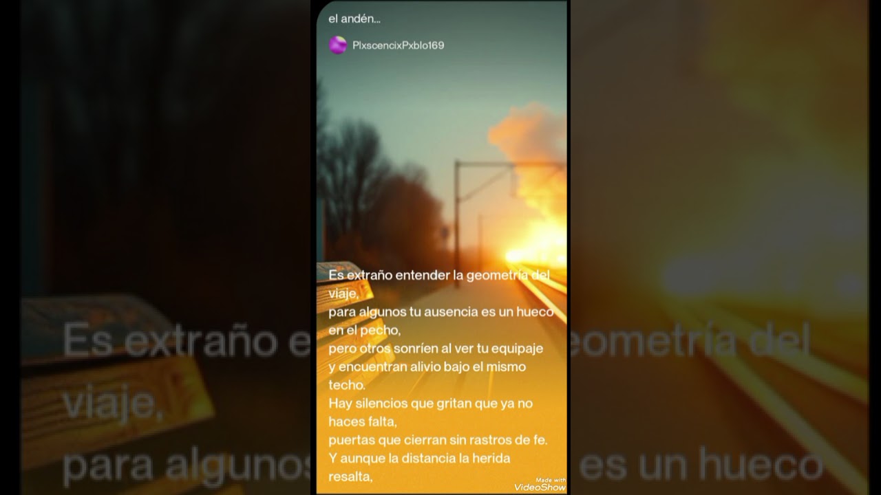 El andén...