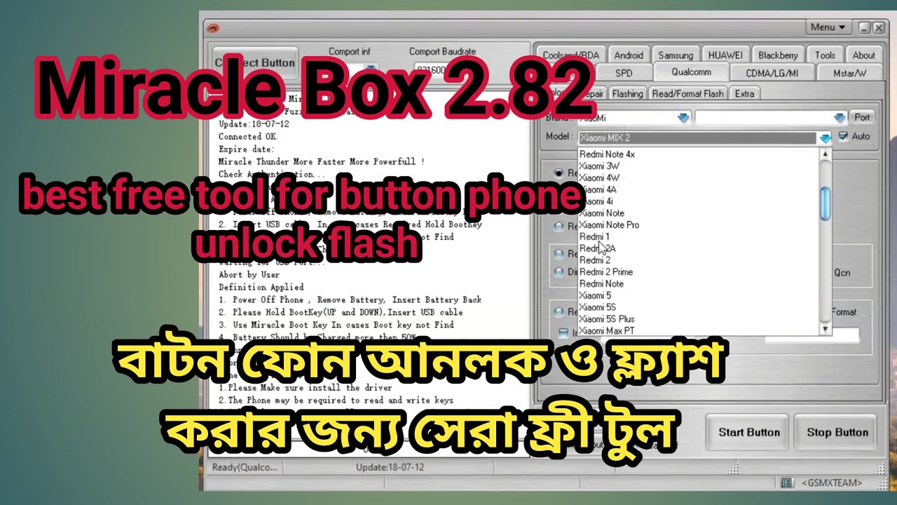 Miracle Box Crack 2.82 the BEST Tool for Flashing and Unlocking Keypad Phones