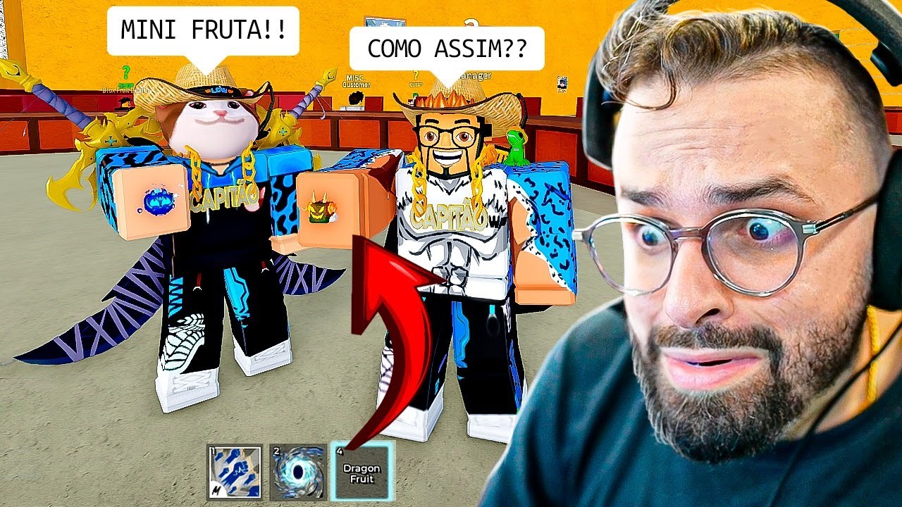 MINI DRAGON e MINI KITSUNE as FRUTAS MAIS RARAS DO BLOX FRUITS