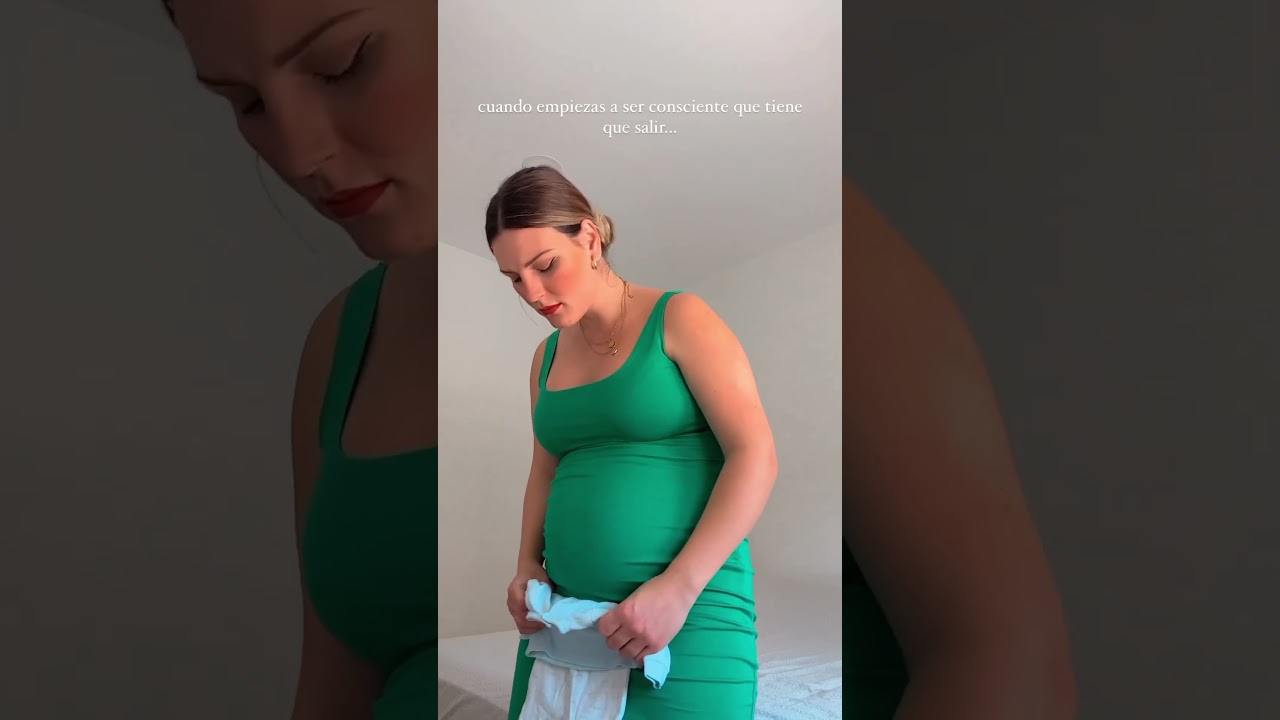 Y tiene que salir&hellip; 🥵 #humor #embarazo #pregnant #risas #babyboy #mama #murcia #maternidad #shorts