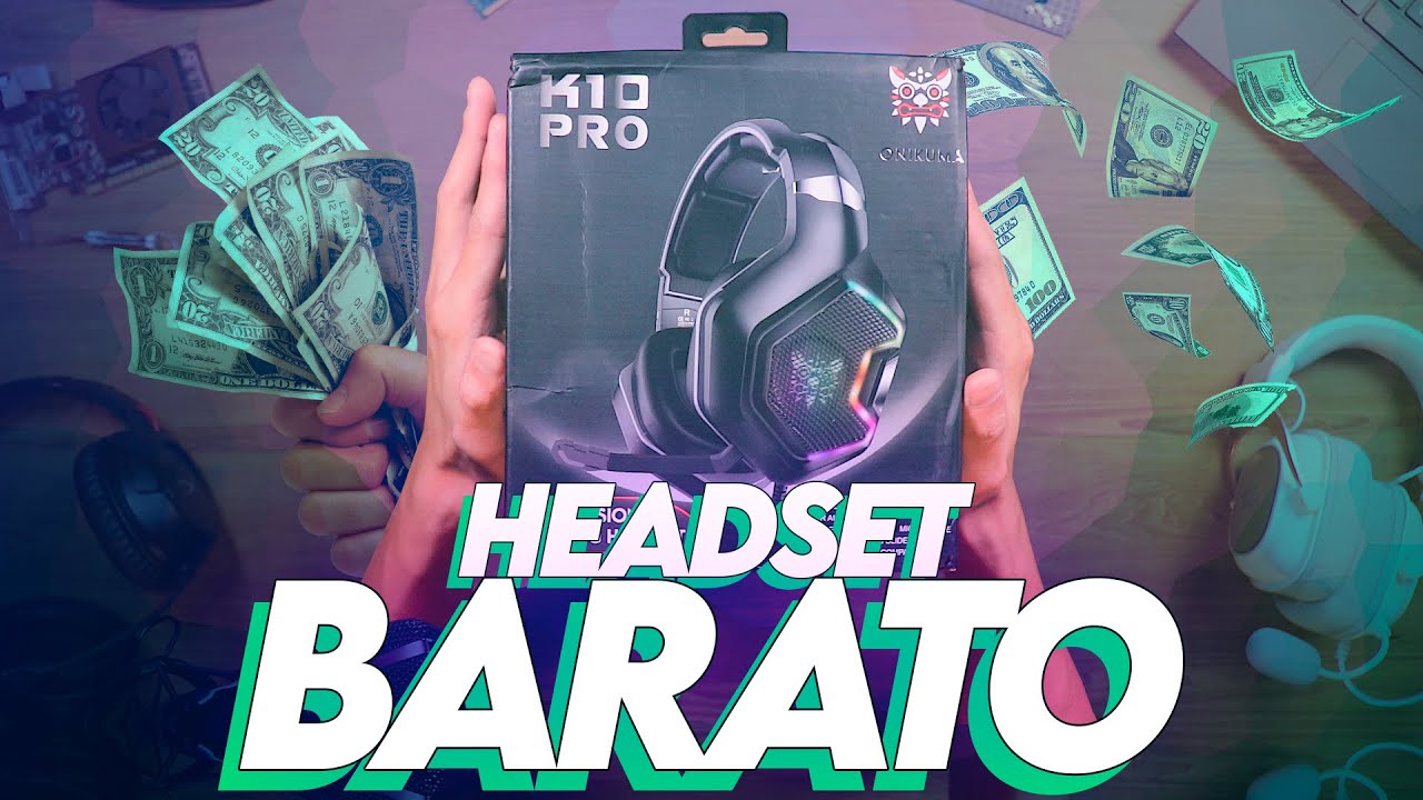 Headset Gamer abaixo de R$200! Onikuma K10 PRO