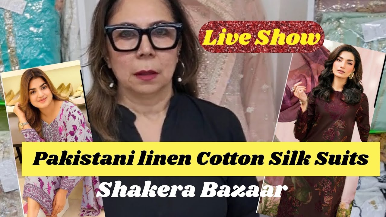$35 Linen Cotton Silk Suits Pakistani Clothing in Houston TX USA 713-881-9589 Shakerabazaar 