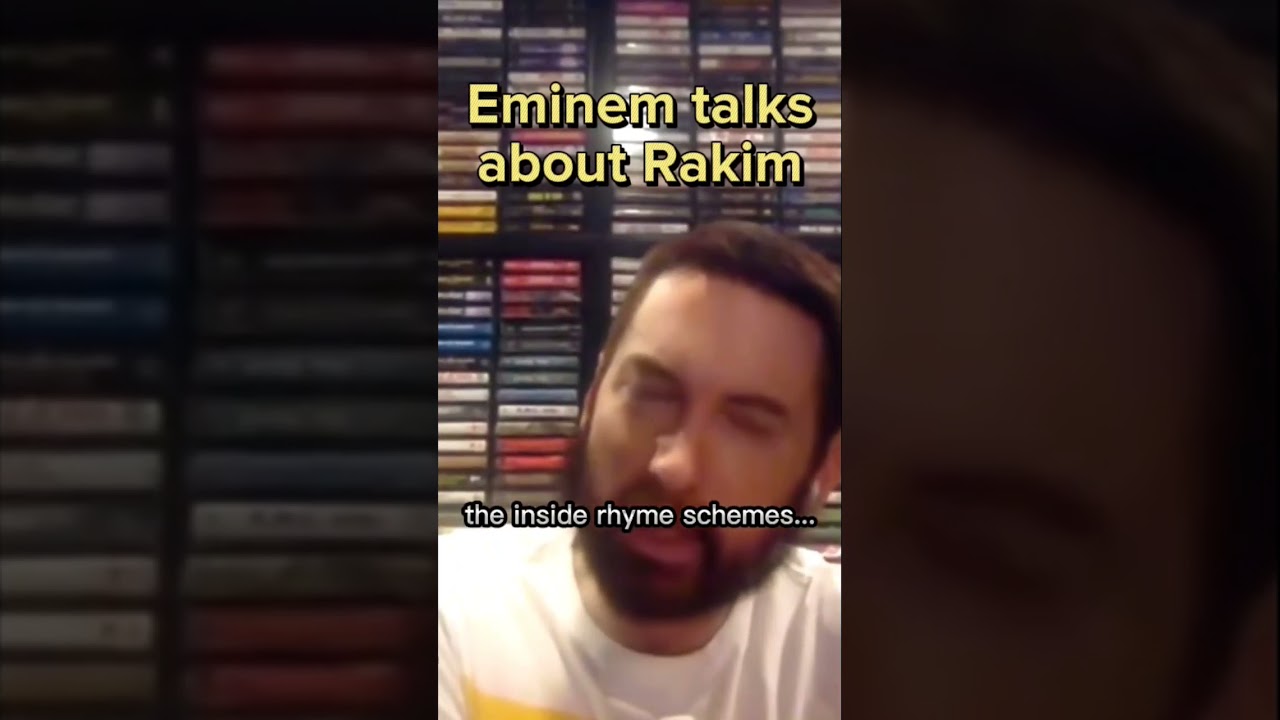Eminem talks about Rakim #shorts #eminem #rakim