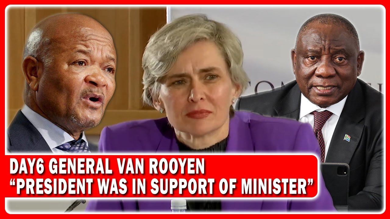 Day6 General Van Rooyen Evidence “President Was In Support Of Minister Disbandment Of PKTT”