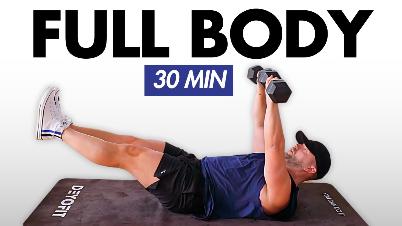 30 Min Full Body Strength Workout – Dumbbells Only | No Jumping, No Cardio, Just Muscle