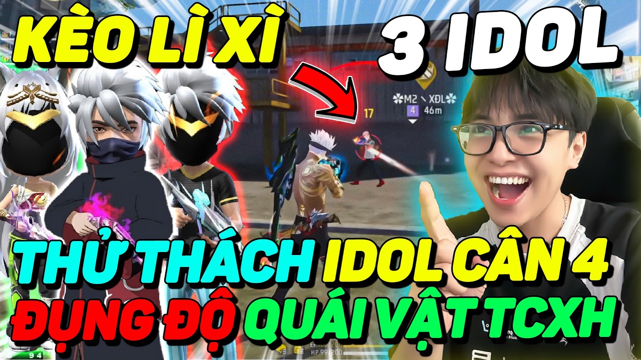 3 IDOL ĐỘT NHẬP LIVE NHẬN THỬ THÁCH LÌ XÌ CÂN 4 - BẤT NGỜ ĐỤNG ĐỘ 
