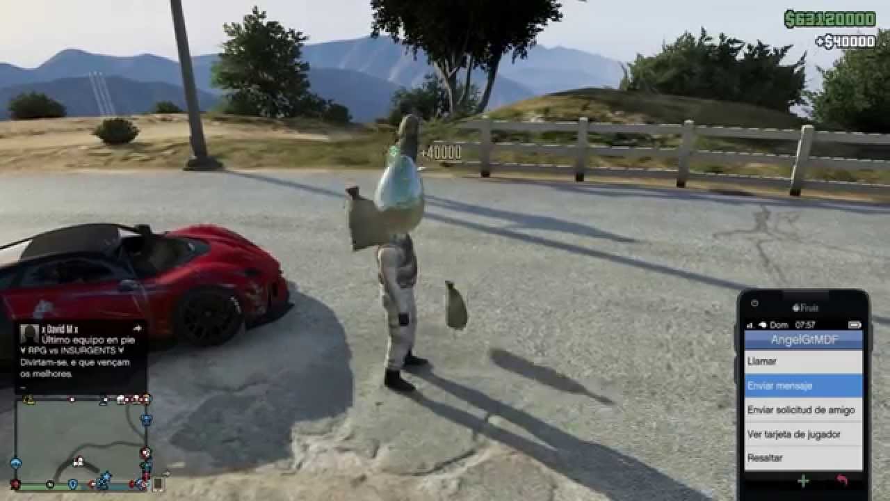 GTA 5 HACKER ME REGALA 176 MILLONES!!! - XxGERAGAMERxX