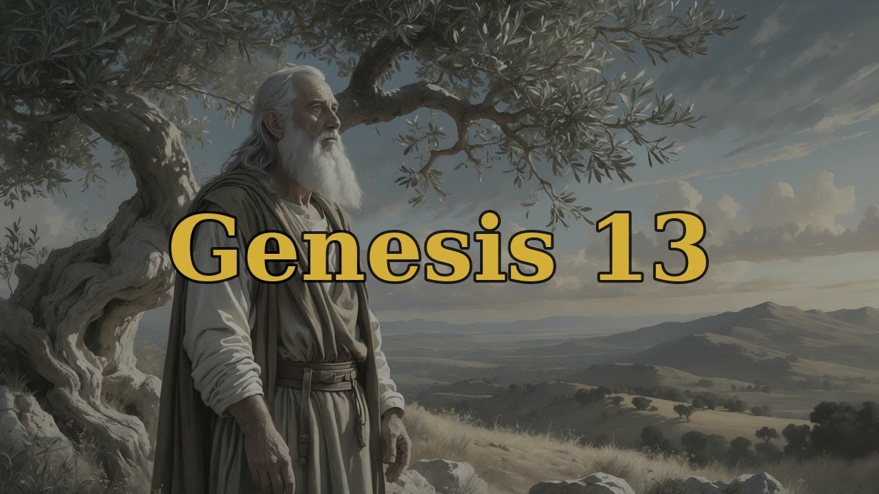 Genesis 13 - Peaceful KJV Bible Reading - Abram and Lot separate, and God promises land