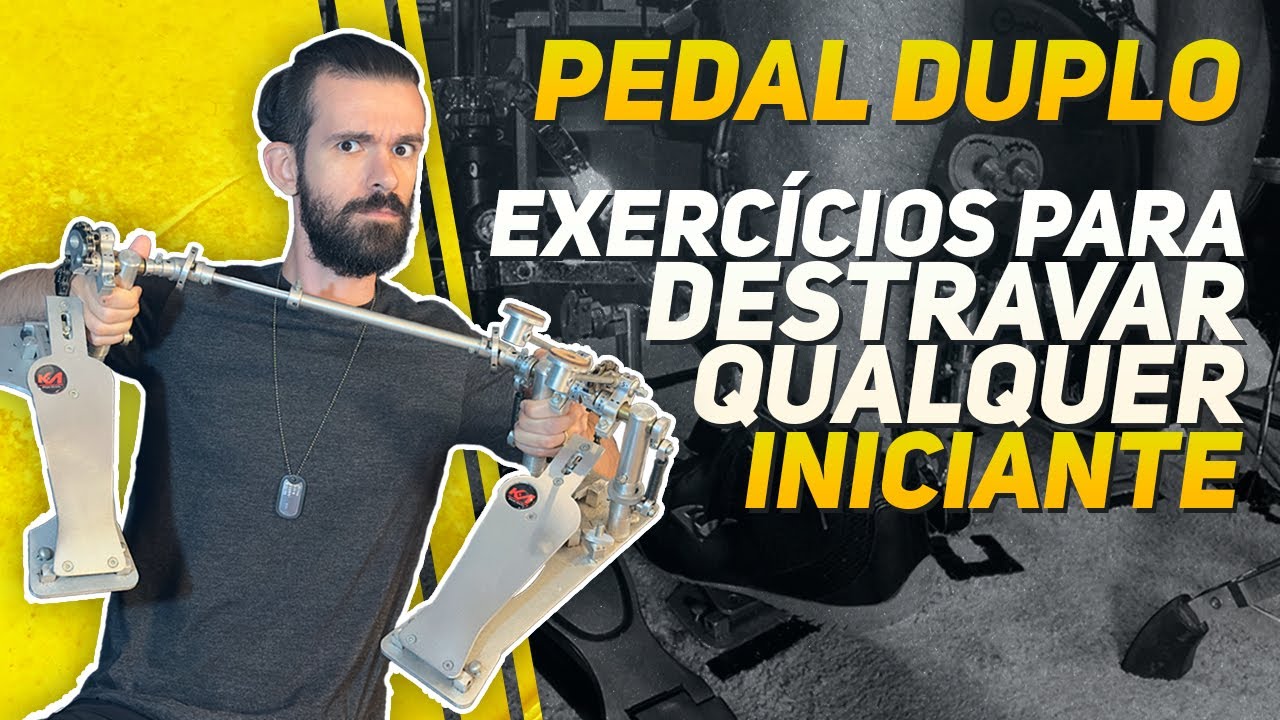 PEDAL DUPLO PARA INICIANTE | 4 EXERCÍCIOS PARA DESTRAVAR O PEDAL DUPLO | PEDRO TINELLO