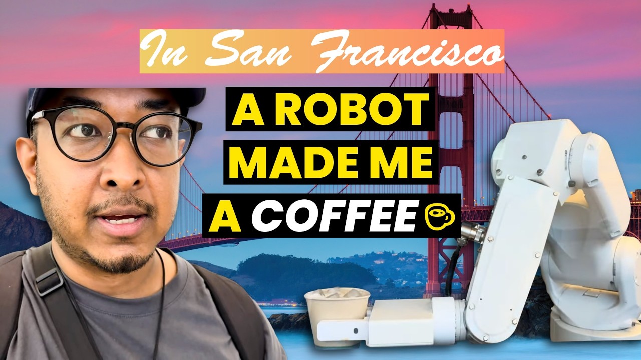 VLOG 001 - A Robot Made Me a Coffee ☕️
