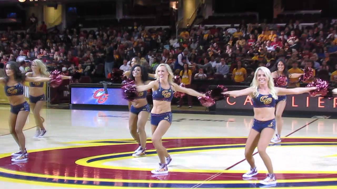 Cavalier Girls Perform at the Cavs Watch Party