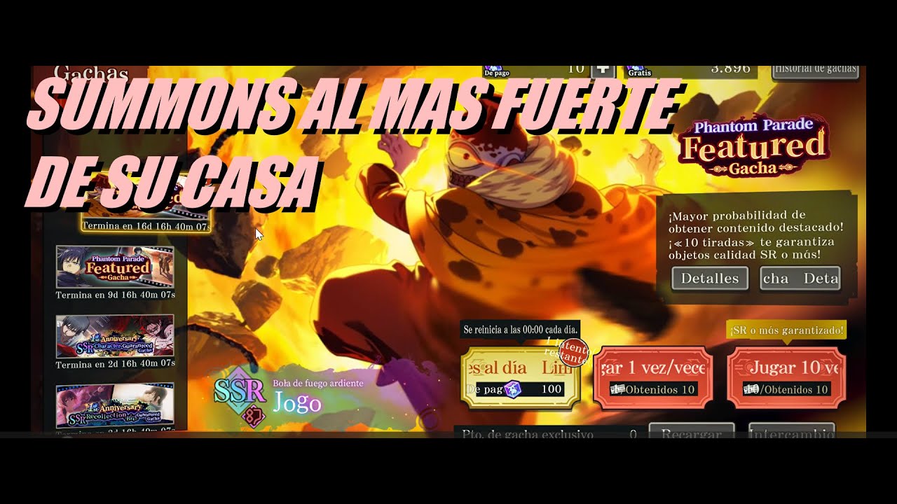 JJKPP// SUMMONS A JOGO