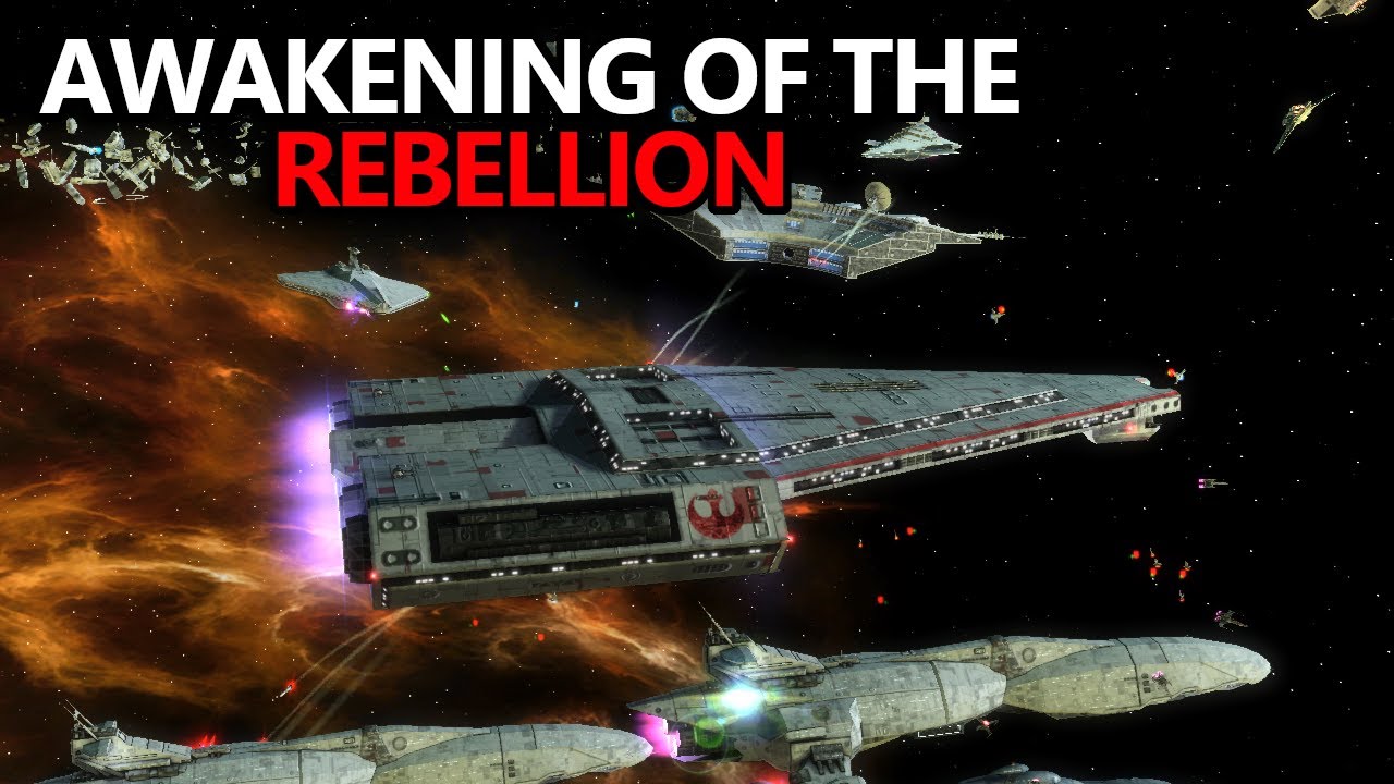 [QUASAR Carrier in the Fight!] Star Wars Empire at War: Awakening of the Rebellion Mod Ep22