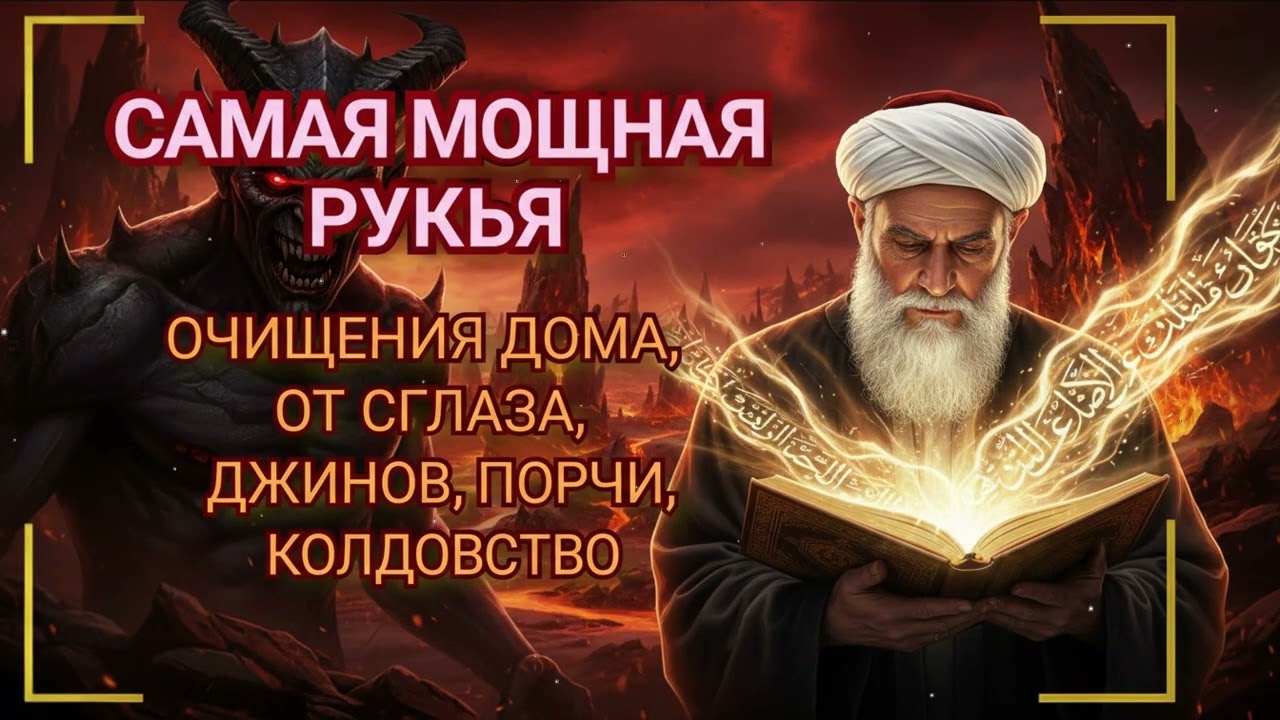 НЕГАТИВ УХОДИТ ПОСЛЕ ПРОСЛУШИВАНИЯ ⚠️ СИЛЬНЕЙШАЯ РУКЬЯ ПО КОРАНУ