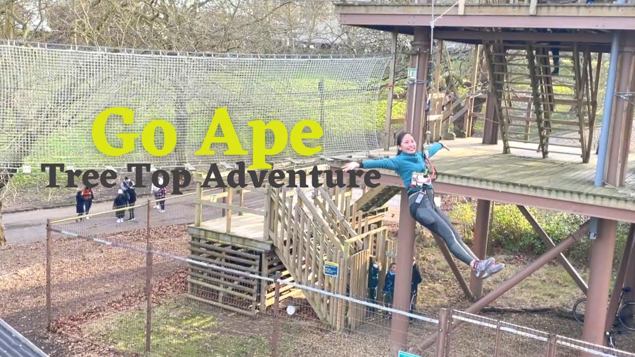 LONDON DAY OUT: GO APE Tree Top Adventure /Alexandra Palace