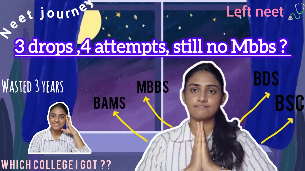 My honest Neet journey 🩺| which college i got  #neetaspirents  #medico #neetjourney 