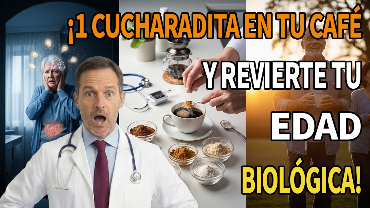 Los 5 Polvos Transforman tu Café en Medicina: Rejuvenece Cerebro y Metabolismo | Dr. Javier Martínez