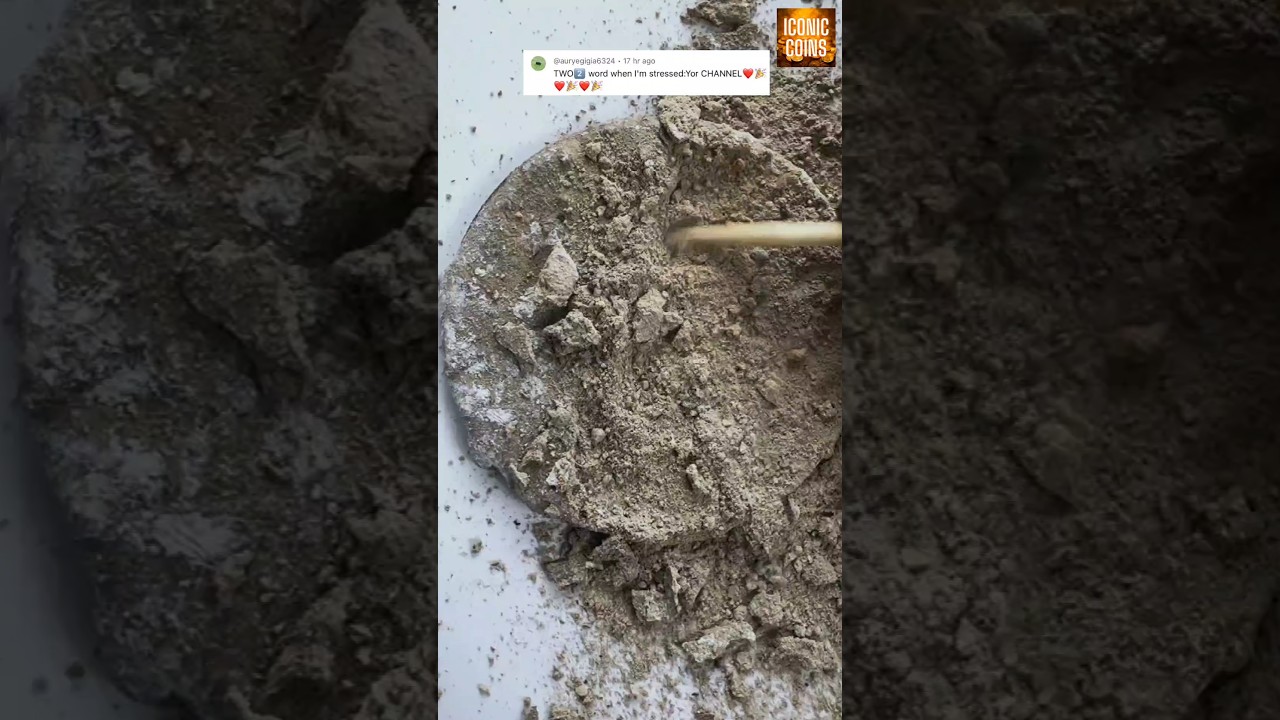 How to clean a burnt coin 🔥🌡️#coinwash