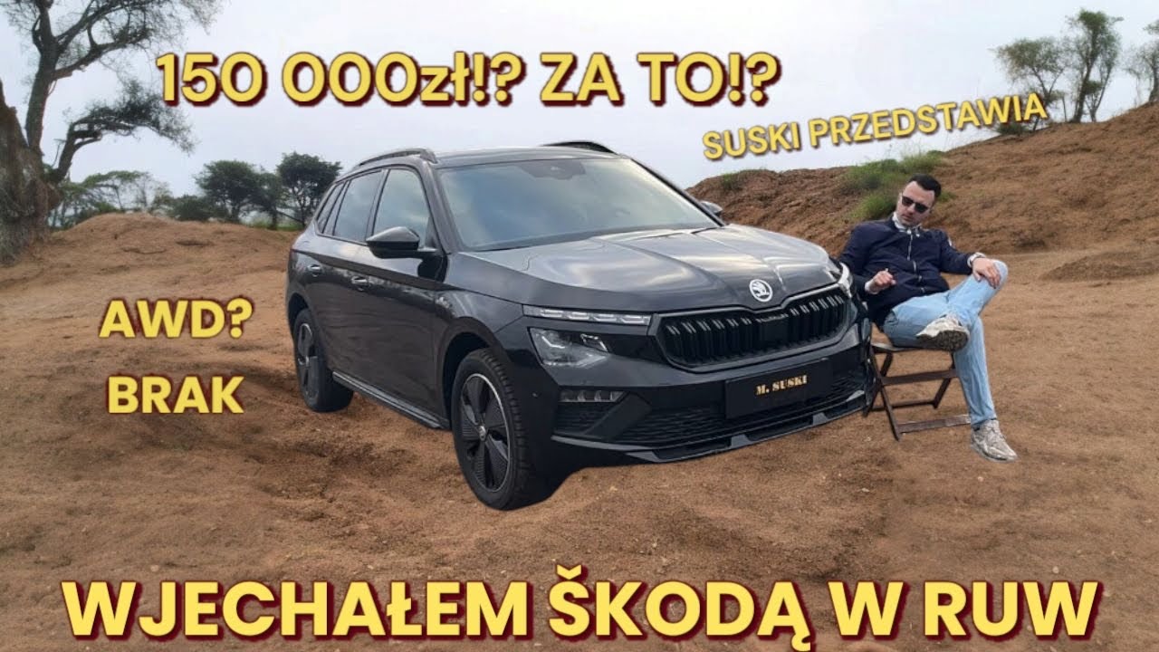 NOWA &Scaron;KODA KAMIQ NIE JEST JAK BAMBI W WARSZAWIE - SUSKI ODKRYWA