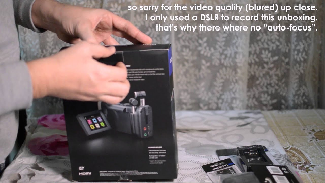 ZOOM Q4N UNBOXING 160106