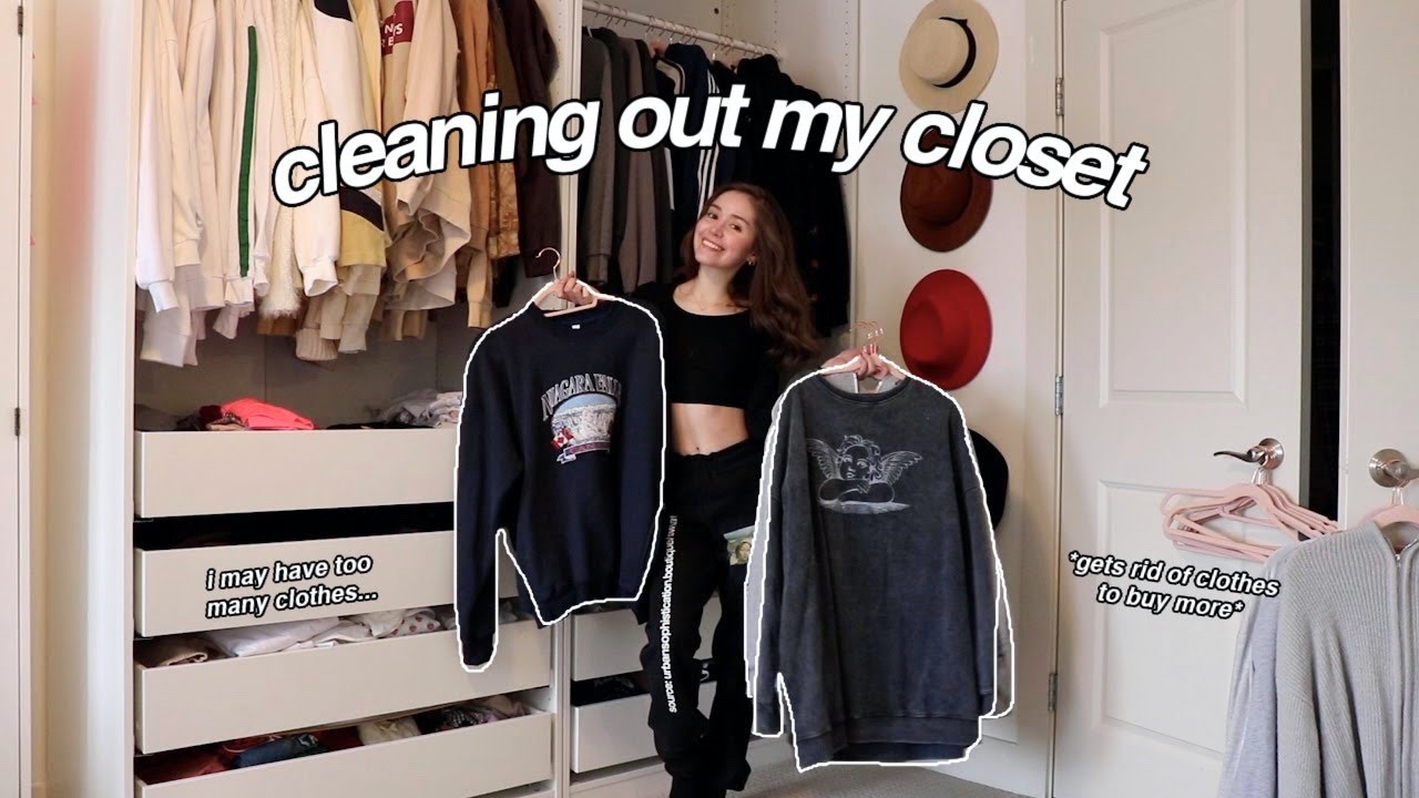 cleaning out my HUGE closet (send help pls)