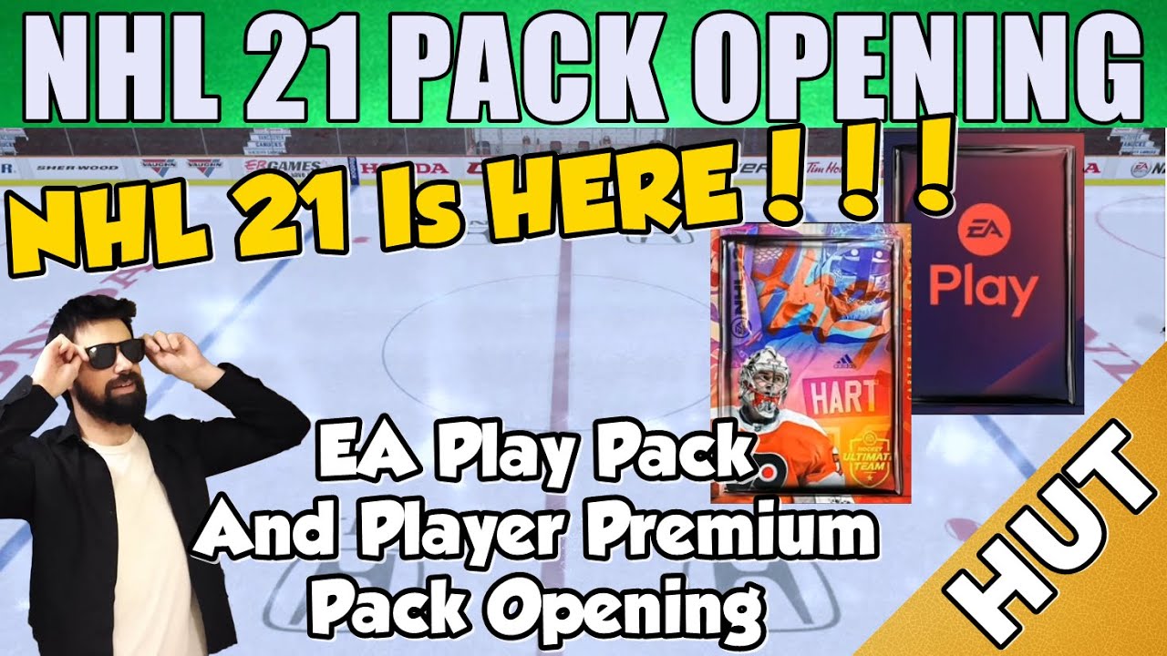 NHL 21 EA Play Pack! - NHL 21 HUT - Hockey Ultimate Team - Открытие премиум-набора первого игрока!