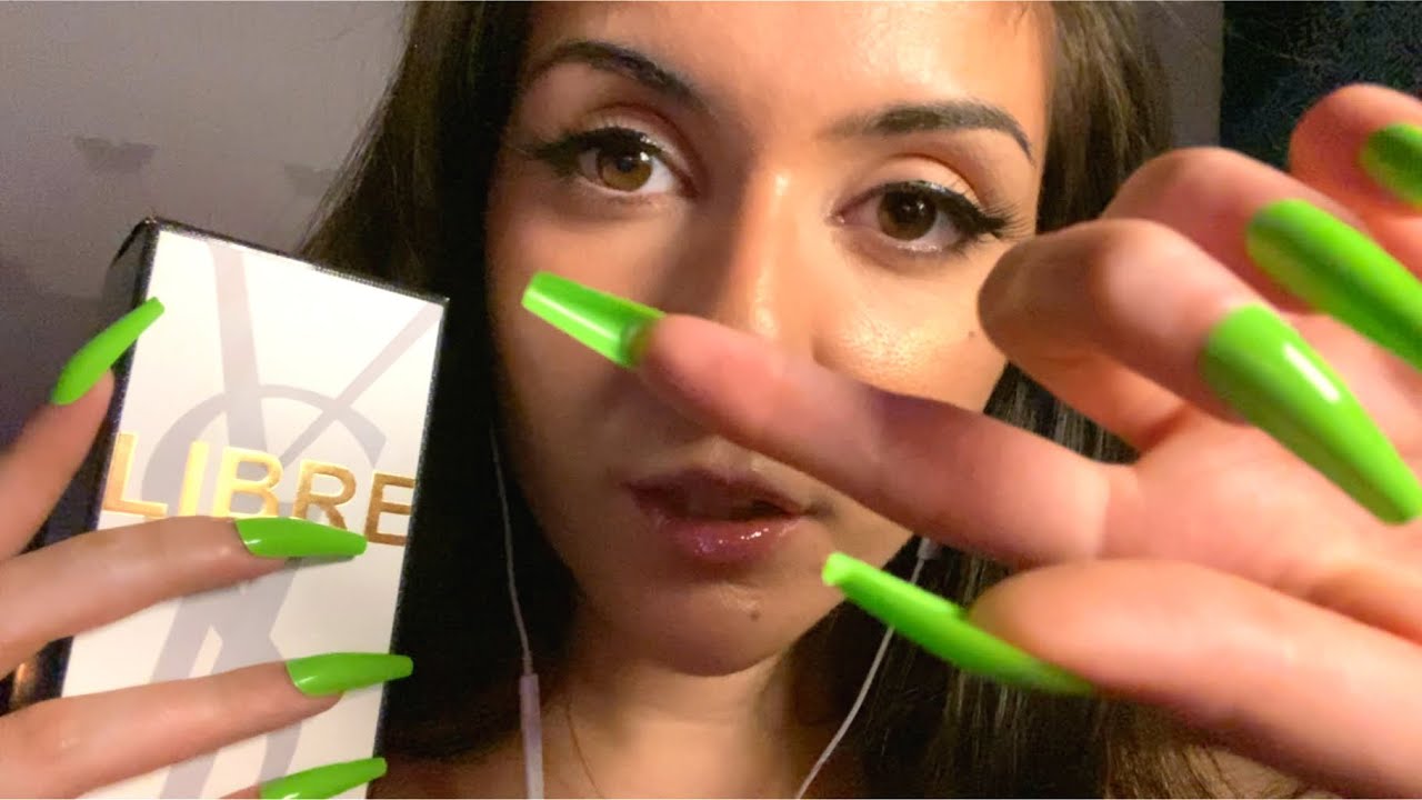 [ASMR] Tracing Letters & Objects with Long Nails & *Tingly* Tapping to Help You Relax ~ lofi