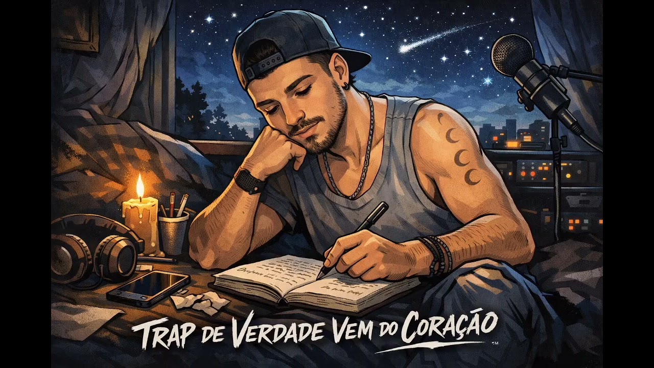 Música: Coração Em Julgamento.   Eu Já Fui Muito Amado… Até a Vida Me Cobrar. Trap Real