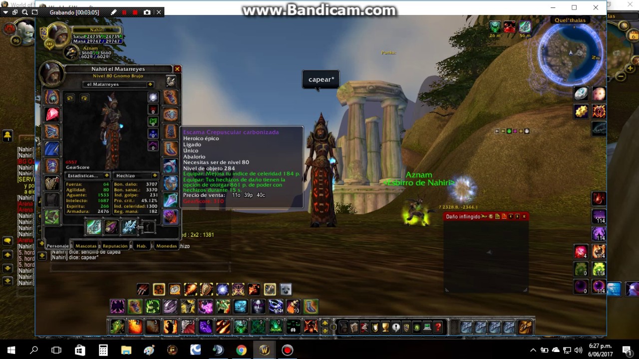 Guía brujo destrucción PVE 3.3.5a
