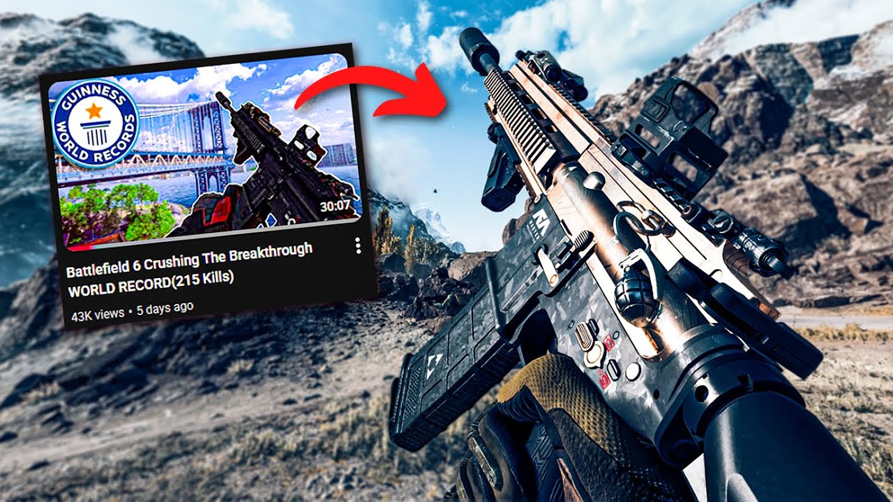 Using the WORLD RECORD Loadout in Battlefield 6