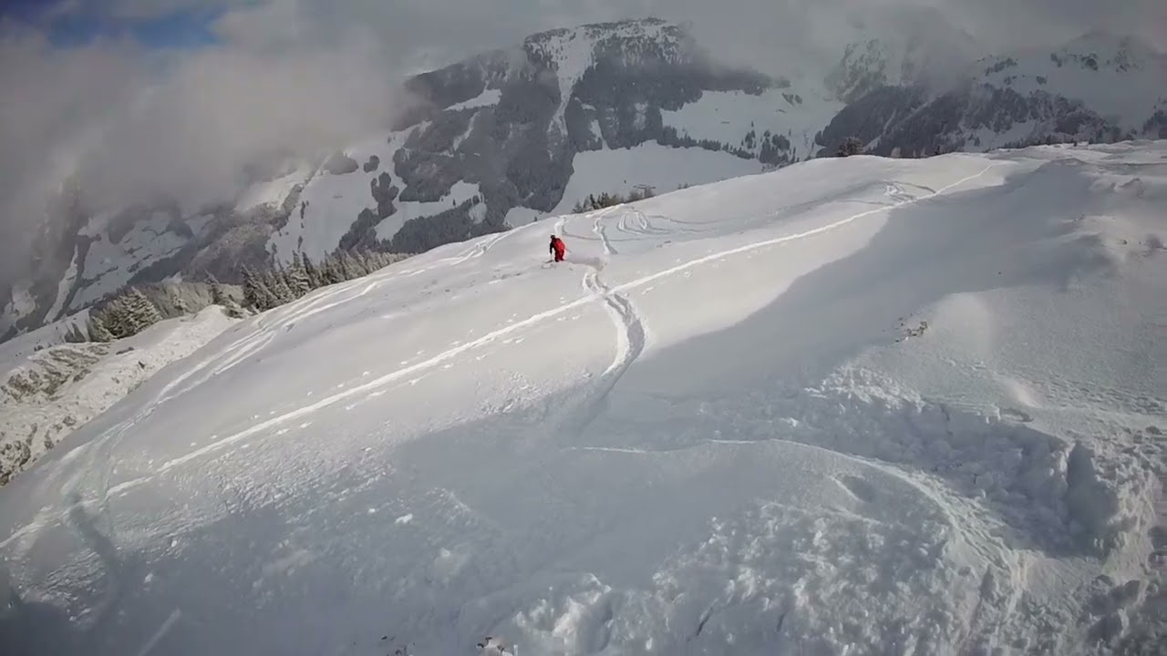 Powder Skitour mit Papa und Onkel 
