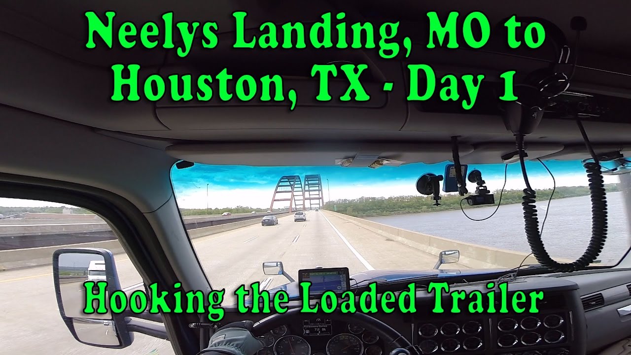 Hooking a Loaded Trailer in Neelys Landing, Missouri