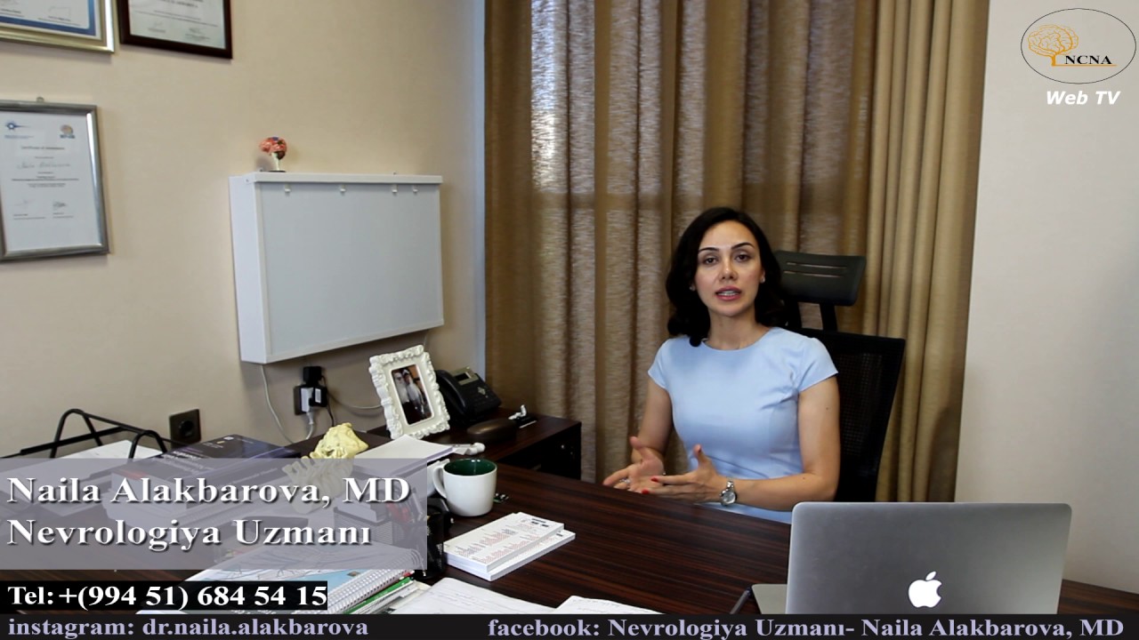 Baş ağrısı zamanı ağrıkesicilerin istifadesi - Uzman Dr.  Naile Elekberova (Naila Alakbarova )