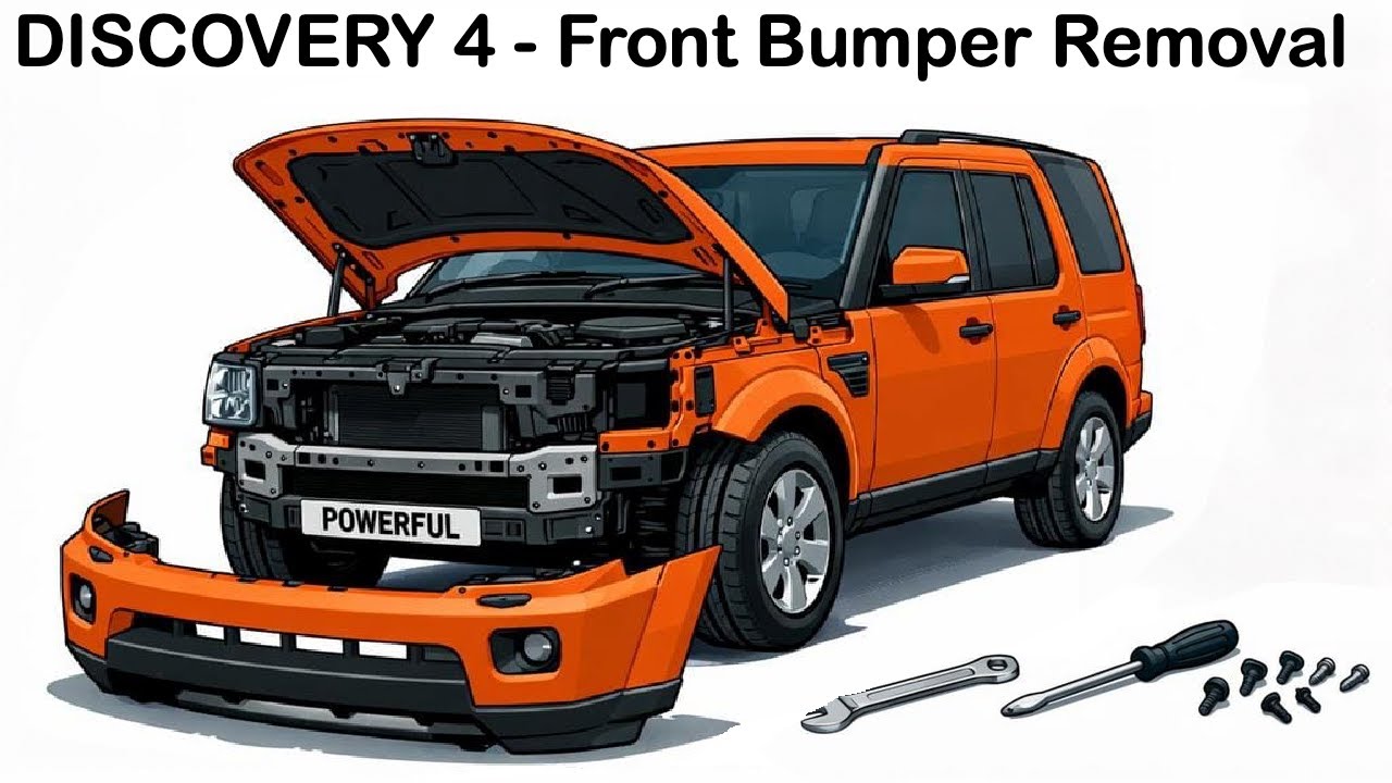 How to Remove / Swap the Front Bumper on Land Rover Discovery 4 LR4