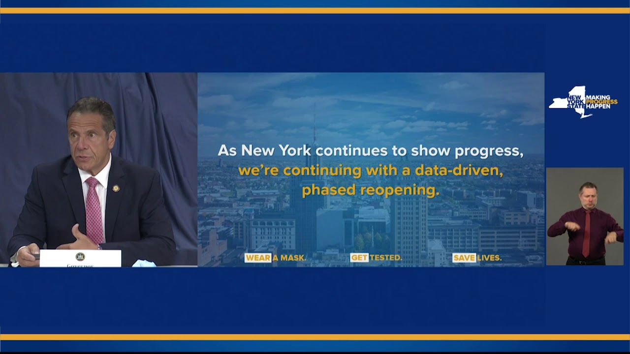 Governor Cuomo Announces State to Decide Wednesday Whether to Slow Reopening of Indoor Dining in NYC