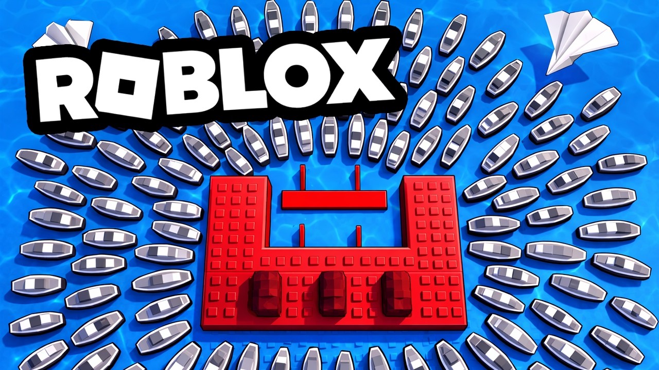 Я создал АРМИЮ ВОЕННЫХ КОРАБЛЕЙ (Roblox)