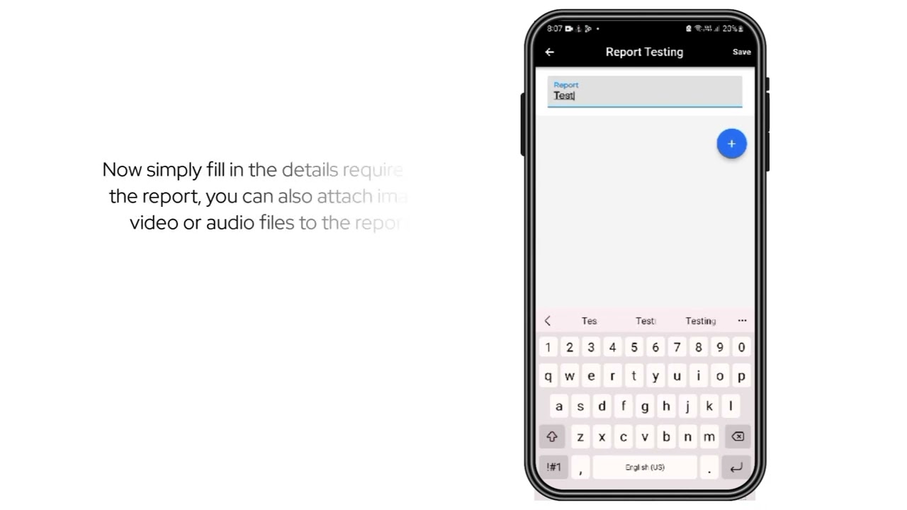 How To Add A New Report On The Security Guard Mobile App? -Support Center Video