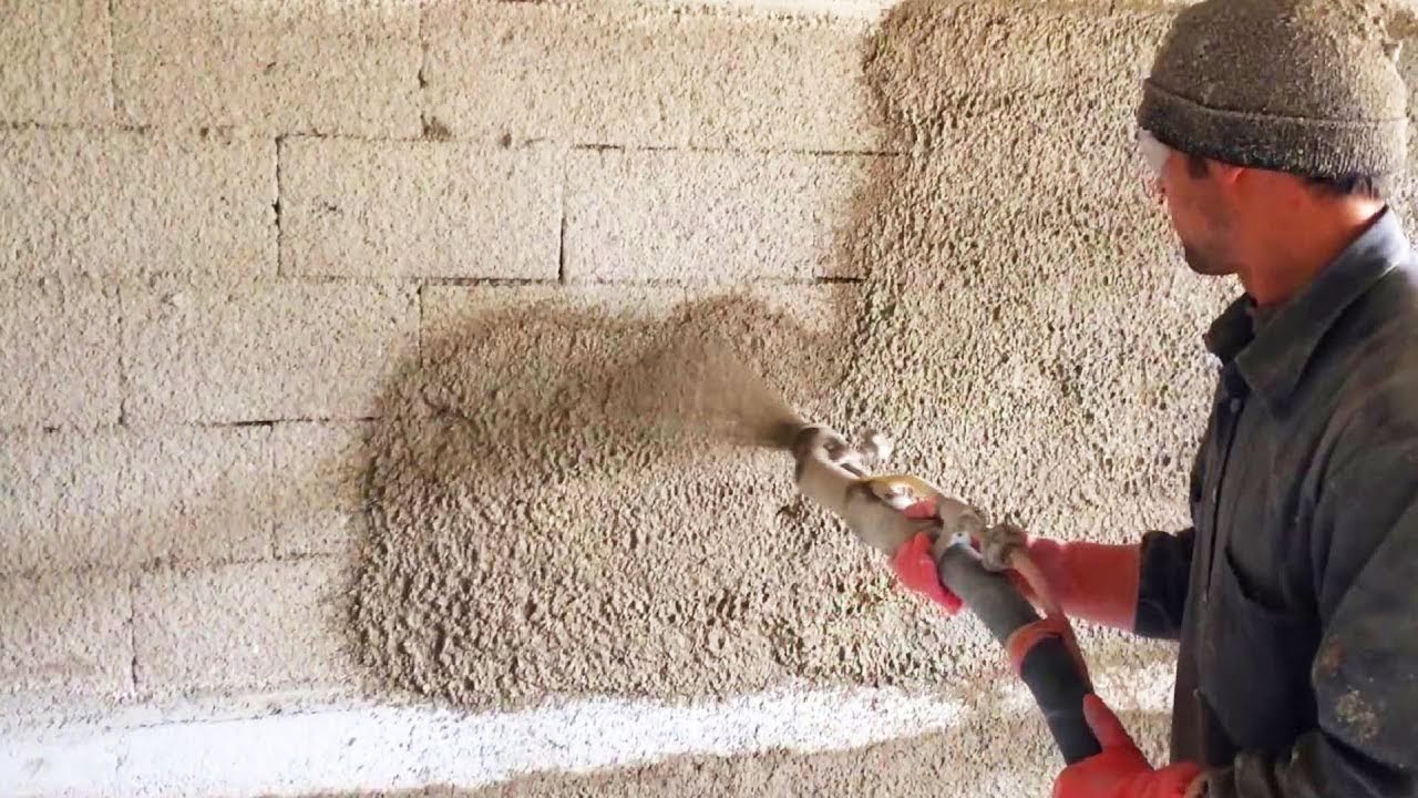 أسرع آلة تلبيس الجدران بحترافية... أدوات وتقنيات مدهشة في عالم البناء ..لا تفوت مشاهدتها