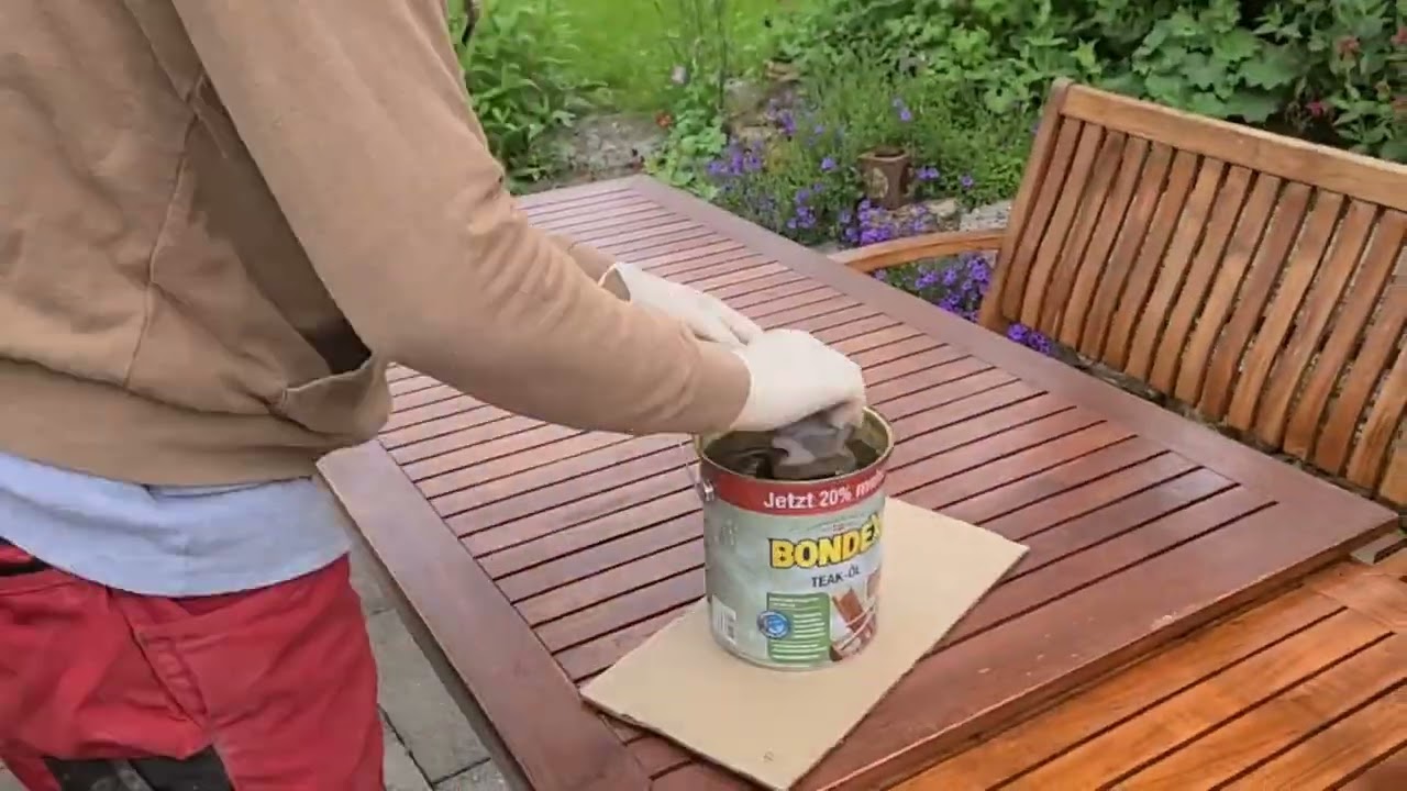 🖌️ Bondex Teak Öl. Gartenmöbel wie neu. Empfehlung