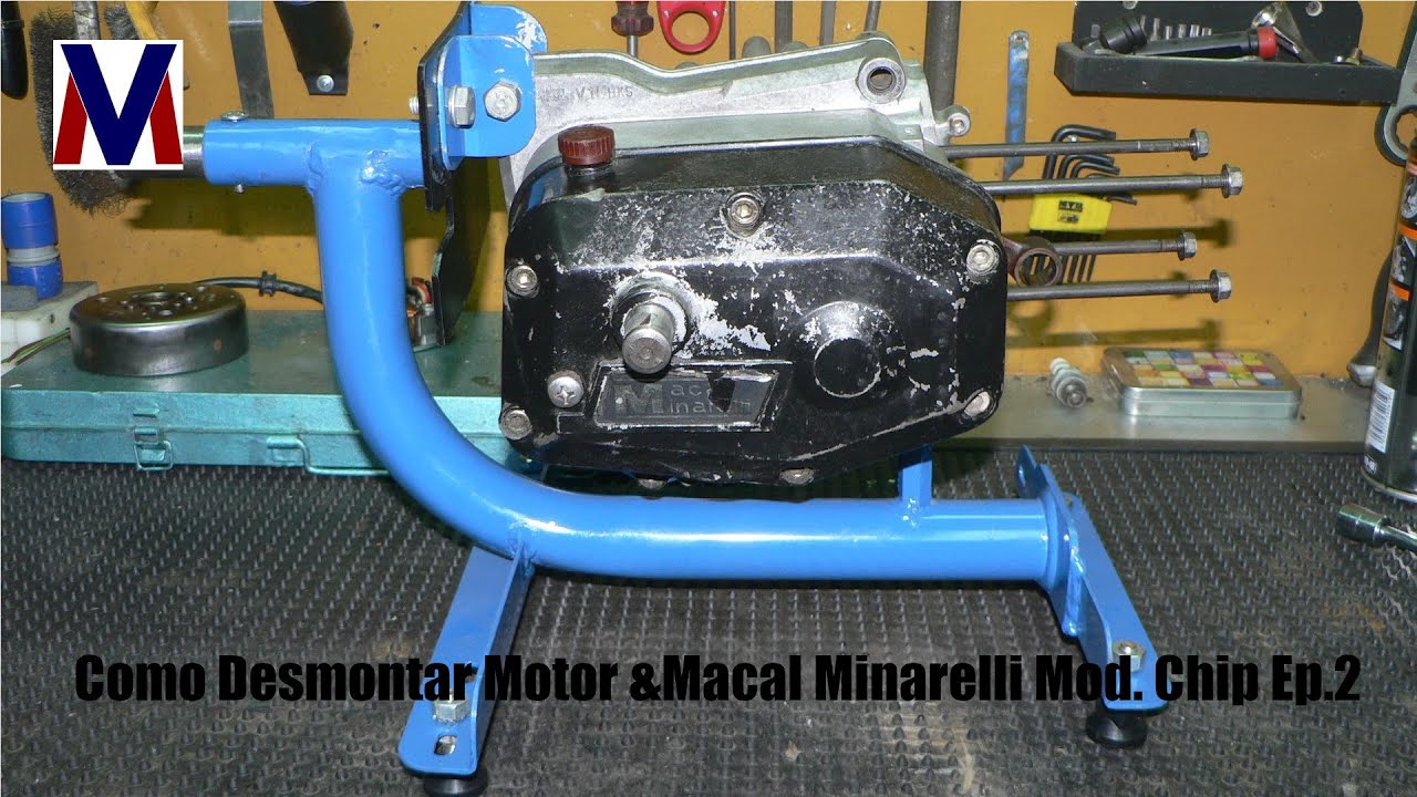Como Desmontar Motor &Macal Minarelli Mod. Chip Ep.2